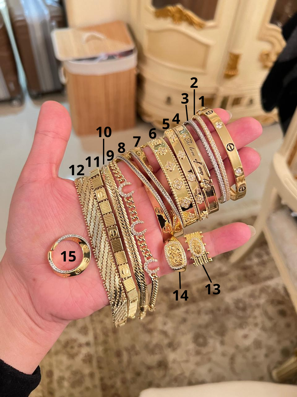Bracelets + Rings